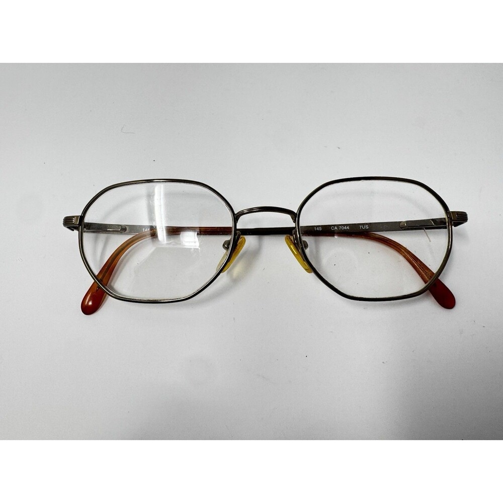Carrera CA7044 7US Gold Eyeglass Frames 53-20-145 Titanium